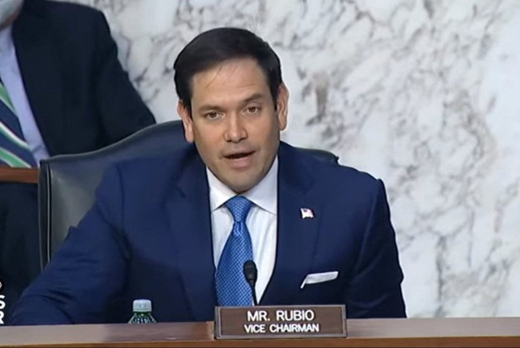 美國共和黨籍聯邦參議員馬可·魯比奧（Marco Rubio）。圖／擷自公視新聞影片