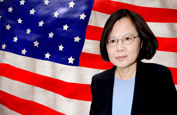 蔡英文此行的重要任務就是要告訴美國誰在改變著兩岸現狀，誰在破壞著「維持現狀」的臺美共識。（網路資料，民報合成）