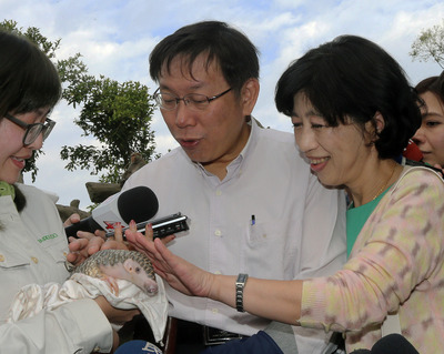 監察院昨公布台北市長柯文哲財產申報，總資產破億萬元，柯文哲妻子陳佩琪今（6）日表示，因市長選舉補助款尚未全數捐完，先存入「私人」帳戶，等財務長回國後，會先公布部分。（中央社資料照）