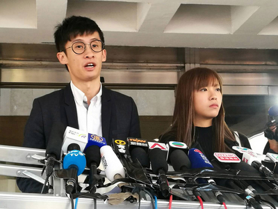 梁頌恆與游蕙禎。圖／中央社資料照