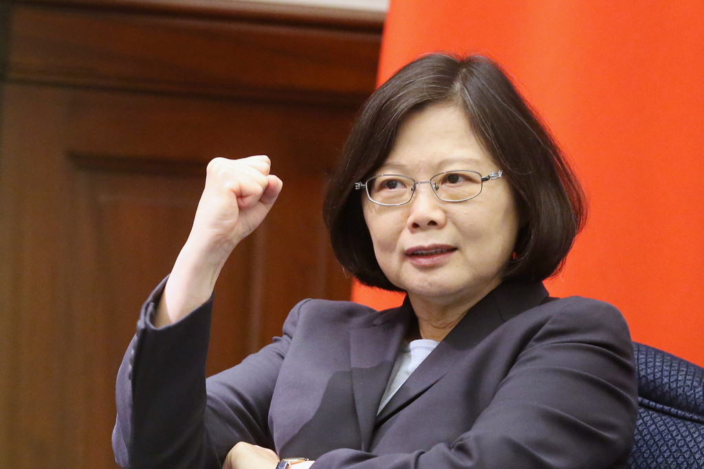 近五成民眾認為蔡英文外交出訪時應該自稱「台灣總統」。圖／總統府資料照