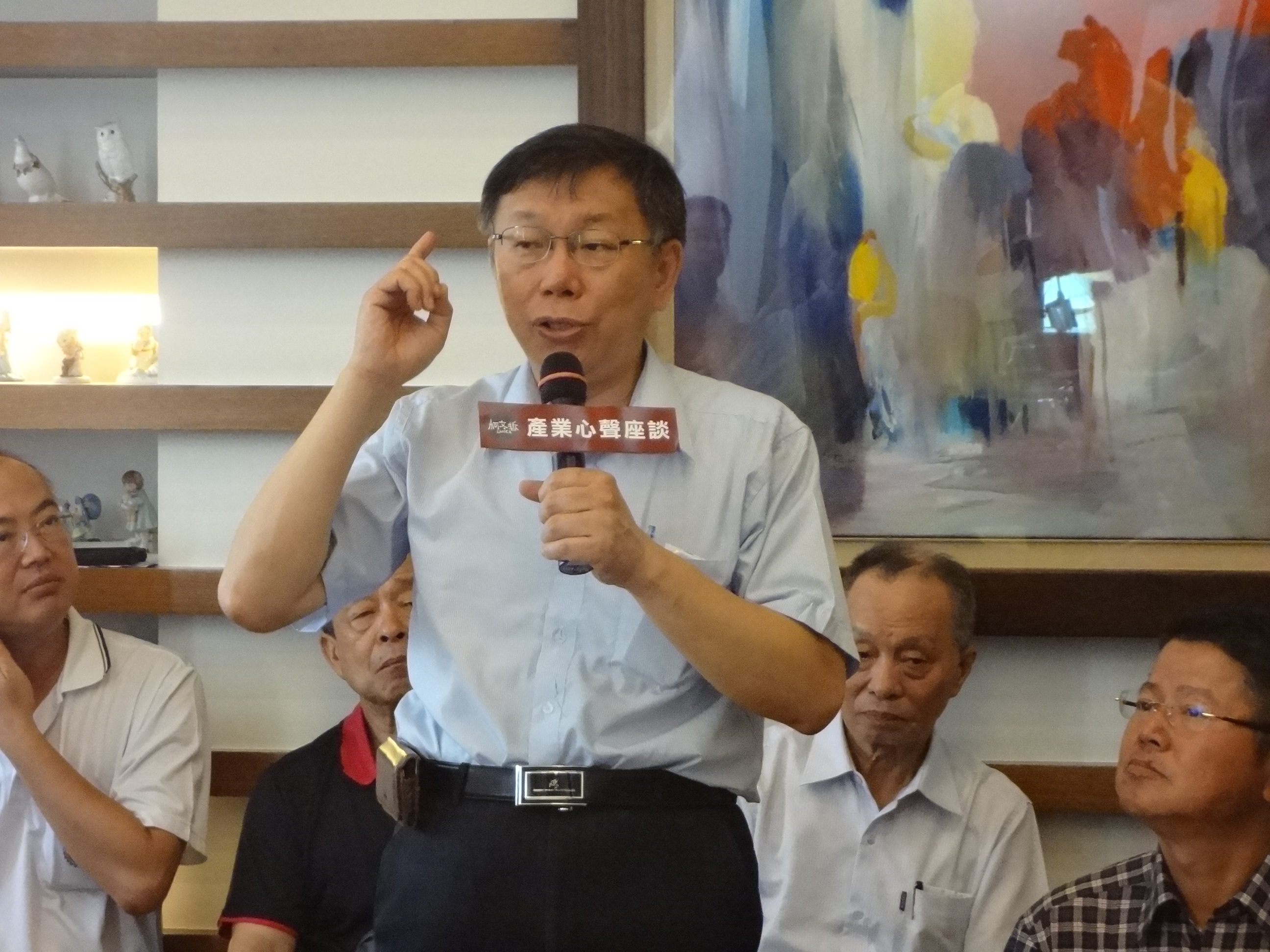 柯文哲指出，連勝文必須思考是否真的要打負面選舉。（民報資料照片，劉明堂攝）