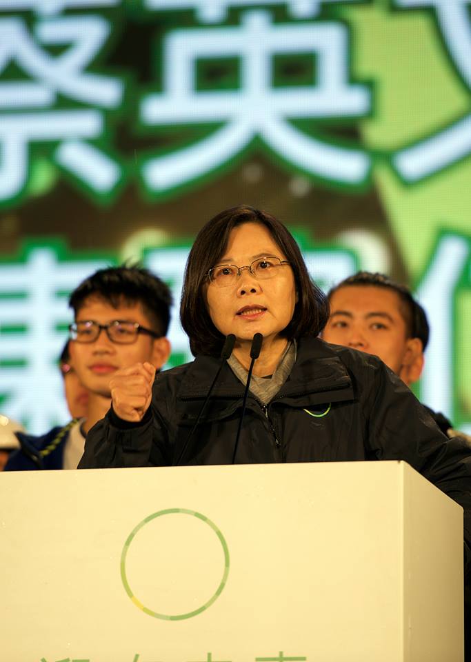 2016大選蔡英文的得票數和得票率，是研究台灣民意趨勢和政情發展的重要數據。(黃謙賢攝)20160115