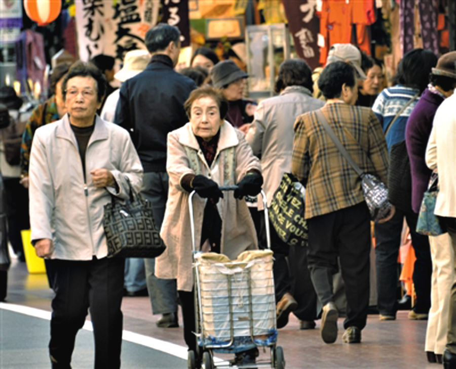 日本的人口老化正在急速增加（本圖取自網路）