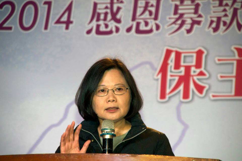 議長記名投票， 蔡英文呼籲朱立倫共同改革。 （資料照片：記者黃謙賢攝）