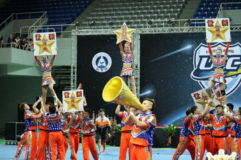 世新啦啦隊創下史無前例、大專啦啦隊錦標賽七連霸、隊史11座冠軍的佳績。圖 / Vamos Sports翊起運動 提供