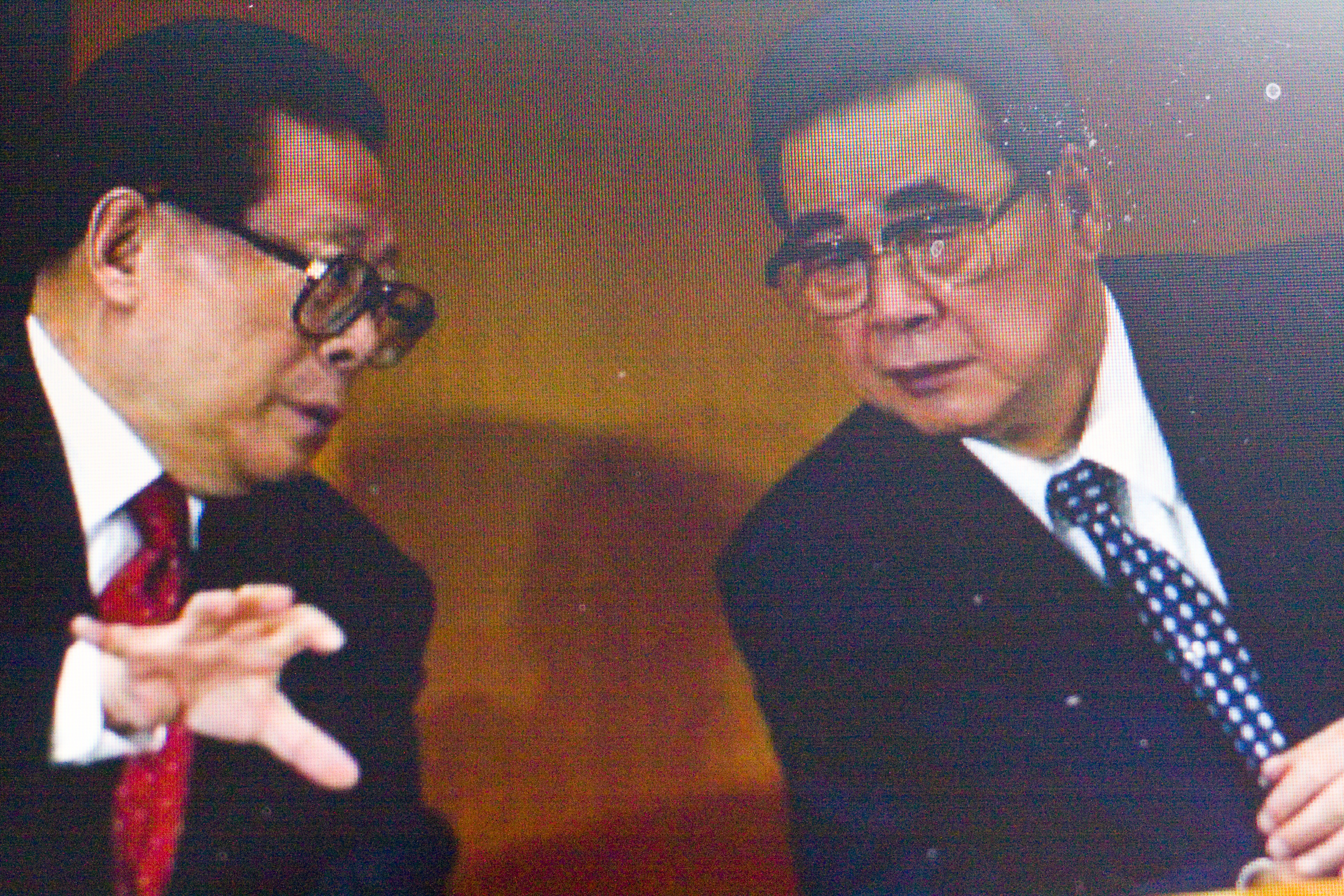 中國前國家主席江澤民(左)、前總理李鵬等人,遭西班牙最高法院發布通緝令,因涉嫌從60年代以降對西藏人進行滅族屠殺(圖片來源:網路圖片翻攝)