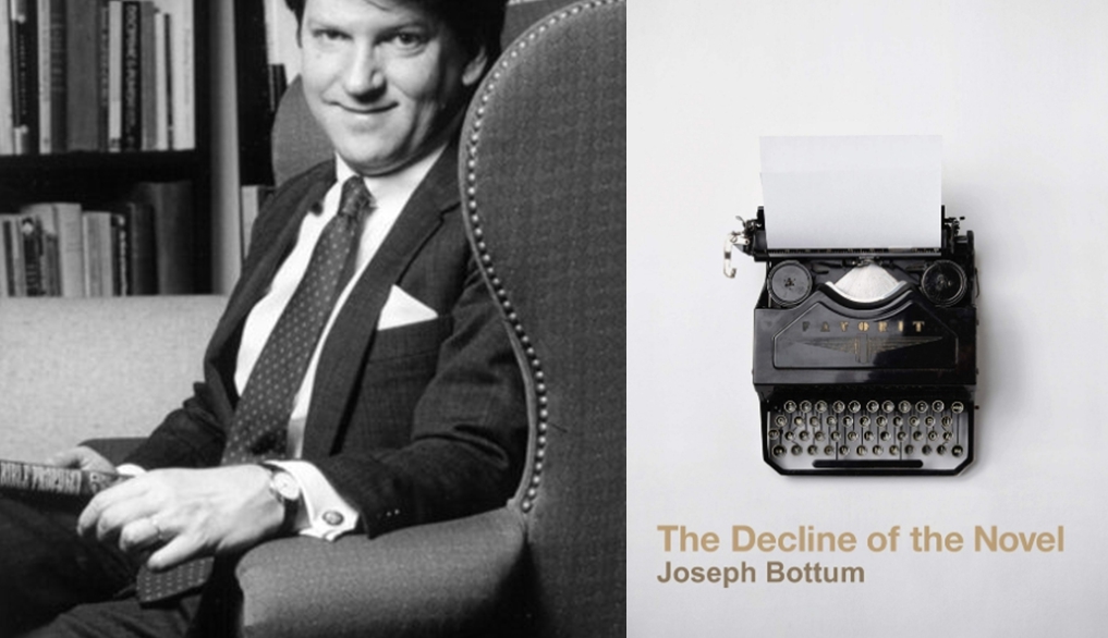 美國南達科他州立大學教授博頓（Joseph Bottum）的英文新書《衰落的小說》（The Decline of the Novel）引起反響。圖／擷自博頓推特、amason，民報合成