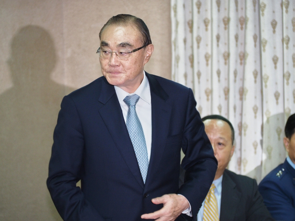 國防部長馮世寬22日重申，2018年不再徵兵，自信兵力充足。圖／張家銘
