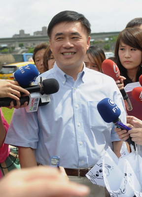 台北市長郝龍斌說「胡真的很厲害」。(中央社檔案照)