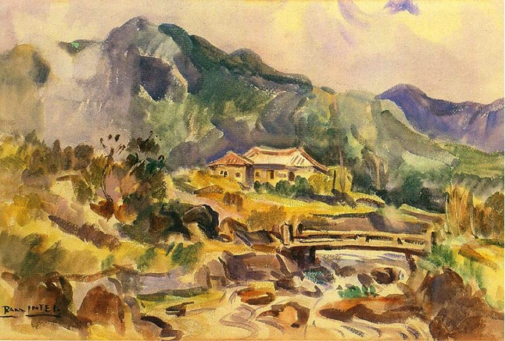 藍蔭鼎，《草山泉音》，1935 （圖片來源：Wikipedia Commons）