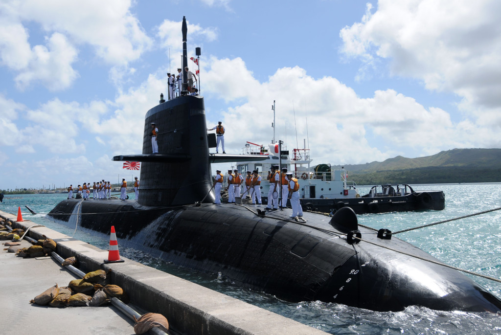 日本證實其龍級潛水艇在和美國海軍航母戰鬥群進行聯合演習之後，上星期第一次在有主權爭議的南中國海進行了演習。圖／取自維基網站公開資源