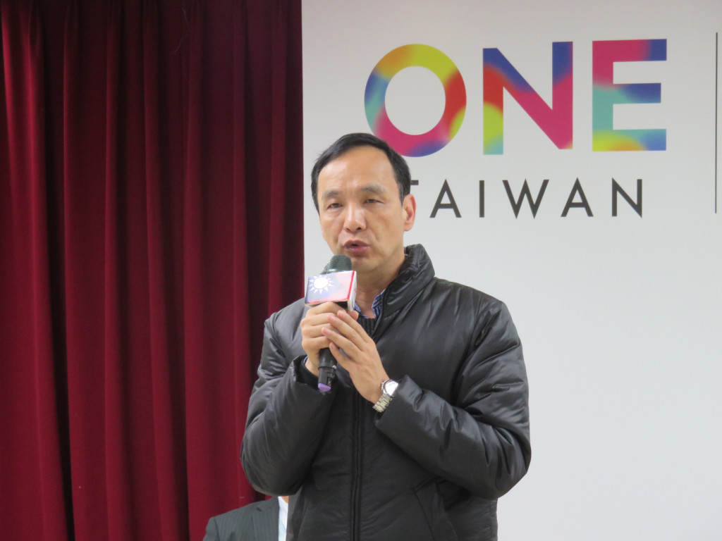 國民黨總統候選人朱立倫遭綠委段宜康指控在桃園中正藝文特區助財團炒地,朱辦澄清。(資料照片,記者唐詩攝影)