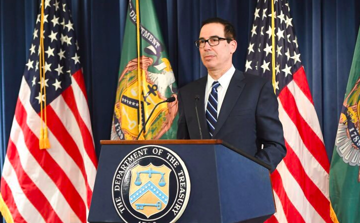 美國財政部長梅努欽（Steven Mnuchin）週日說，川普總統說向中國600億美元的進口加徵關稅絕不是虛張聲勢。圖／翻攝Steven Mnuchin twitter