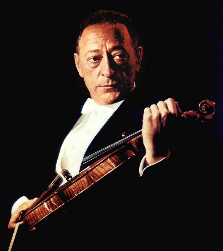 海菲茲Jascha Heifetz, circa 1969-1970。圖／擷自pbs網站，RCA