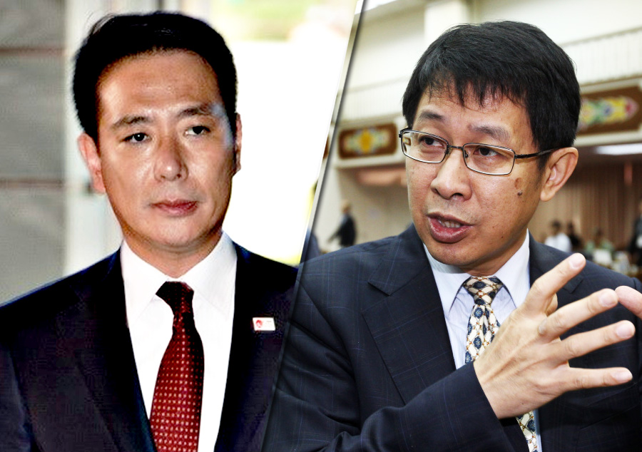 日本外務大臣前原誠司因為「非法捐款問題」而迅速下台，而蔣偉寧教育部長醜聞爆發都快一個禮拜了，卻連一句道歉都沒有，把個人的清白比起台灣學界的國恥來得更重要。（圖片：中央社、網路資料，民報合成）