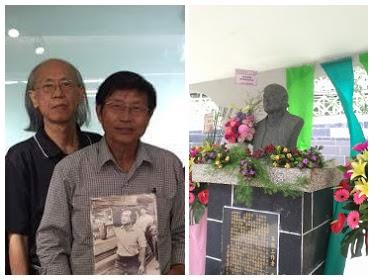 台灣教授協會邀請戴振耀追憶草根戰魂詹益樺，談到早年農民運動的歷程。耀伯帶來詹益樺自焚後作家曾心儀花了五年時間寫的一本書，張信堂會長打算取得曾心儀的同意重印出版，作為台灣草根運動的基本教材。（圖：陳婉真翻拍）