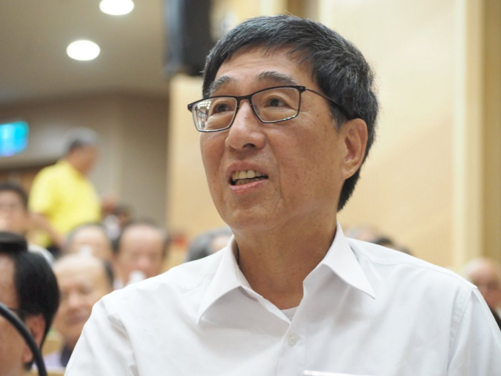 香港城市大學校長郭位。圖／Rti 蕭照平 攝