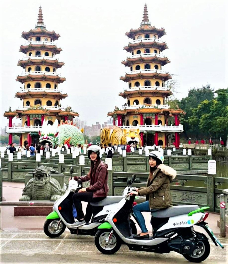 WeMo Scooter 共享電動機車首波導入蓮池潭、旗津、壽山動物園及軍事觀光-鼓山洞等熱門觀光景點，預計於農曆年後上路。