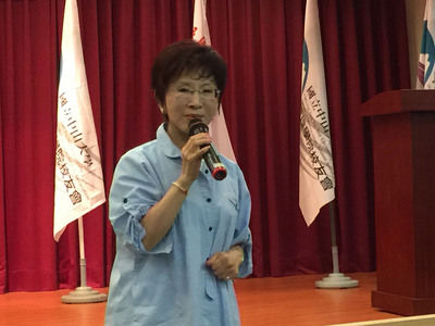 立法院副院長洪秀柱（見圖，中央社資料照片）提出兩岸政策說帖，強調要提升九二共識，即兩岸簽署和平協議，「一中同表」。20150501