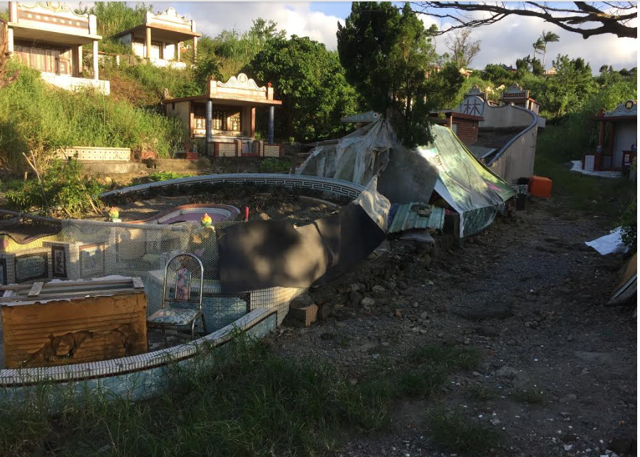 圖中公墓所在地，可能是以前的安坑第一刑場。圖／劉重義提供