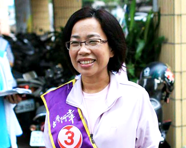 葉春幸以無黨無派的女性候選人在中西區參選，堅持傳遞溫柔力量來感動選民。（葉春幸臉書）