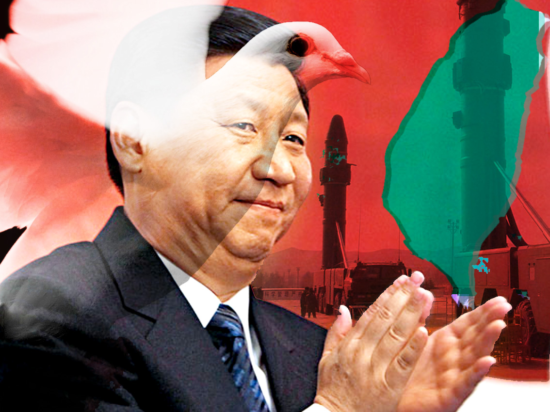 中國能夠和發展嗎? 根據瑞典國際和平研究所( SIPRI )、美國戰略研究所CSIS的報告，中國的軍費預算，每年以兩位數增加。（圖片：民報合成）
