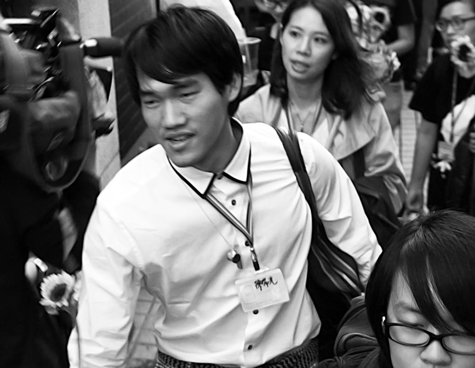 陳瑞光告別式22日在竹南老家舉行，至親好友數百人淚送行。圖為陳瑞光生前留影。（記者黃謙賢攝）