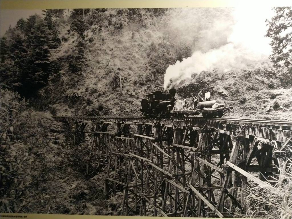 阿里山鐵道。圖／翻攝自林務局檔案照片