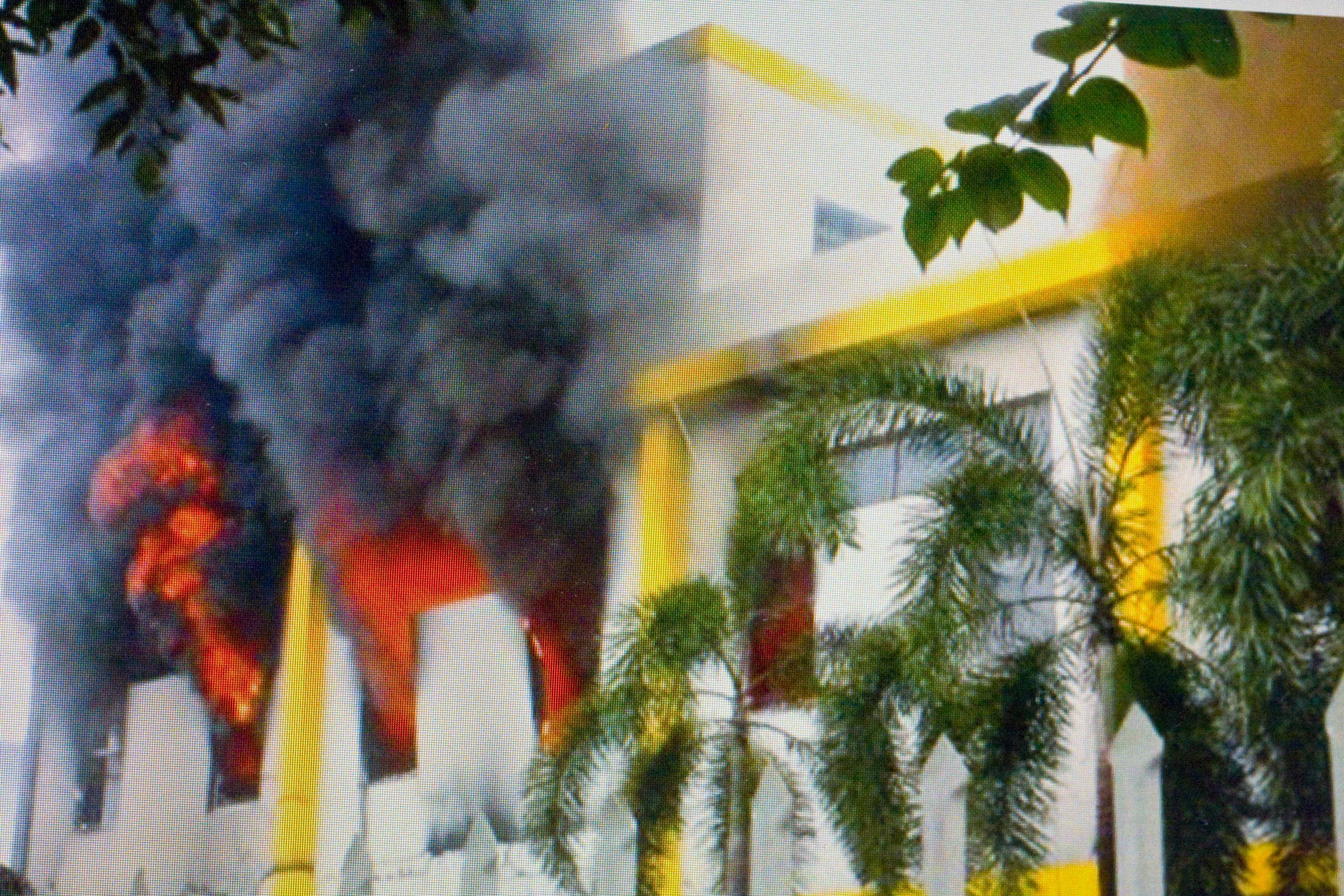 越南南部的平陽工業區,數十家台商工廠遭到暴動焚毀(網路圖片翻攝)