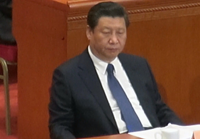中國兩會之一的全國政協會議昨天開幕，中國國家主席習近平依例出席開幕式，今天也與「台灣代表」會面談兩岸關係。（中央社）20150304