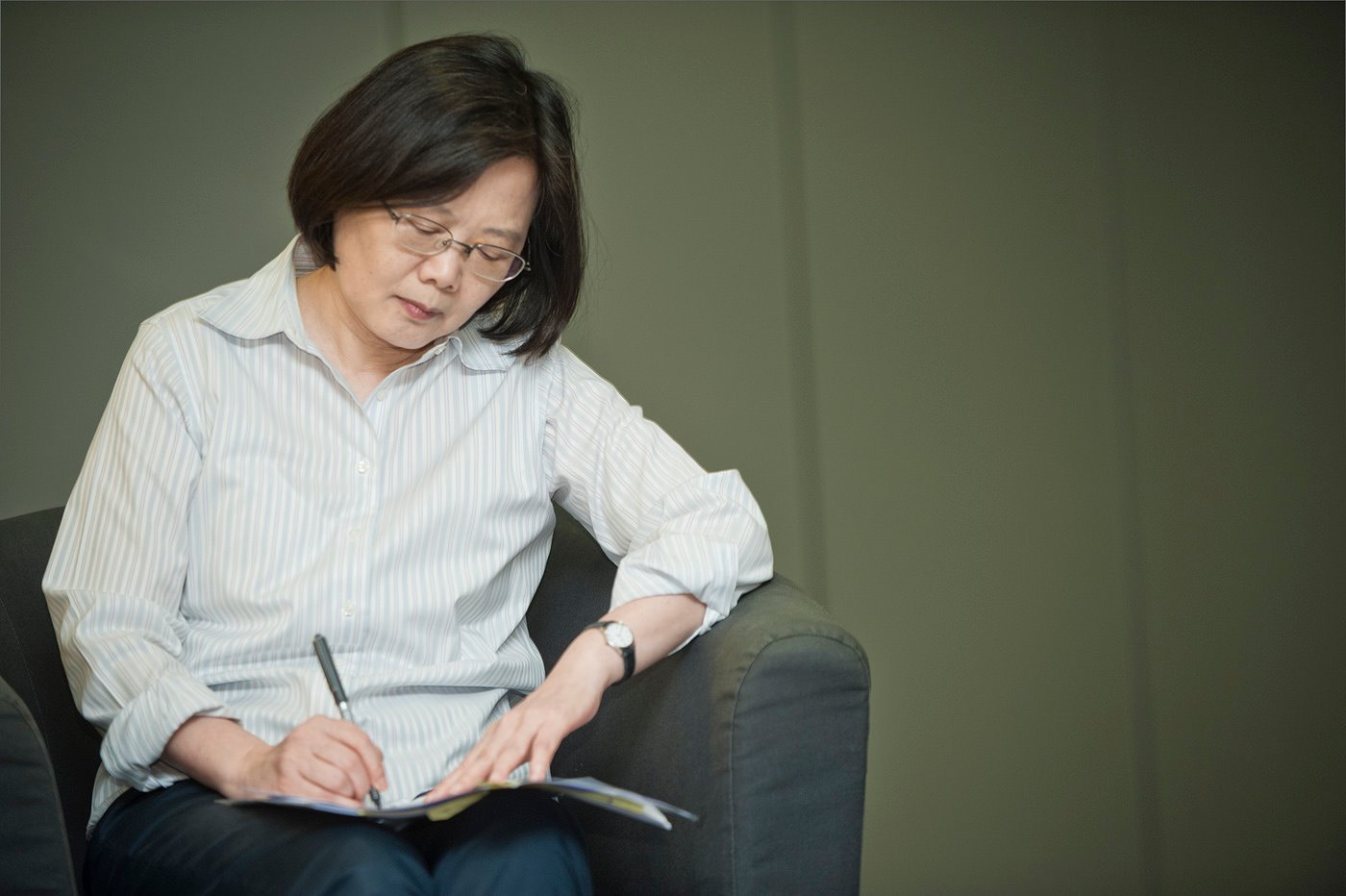 蔡英文（取自蔡英文fb）