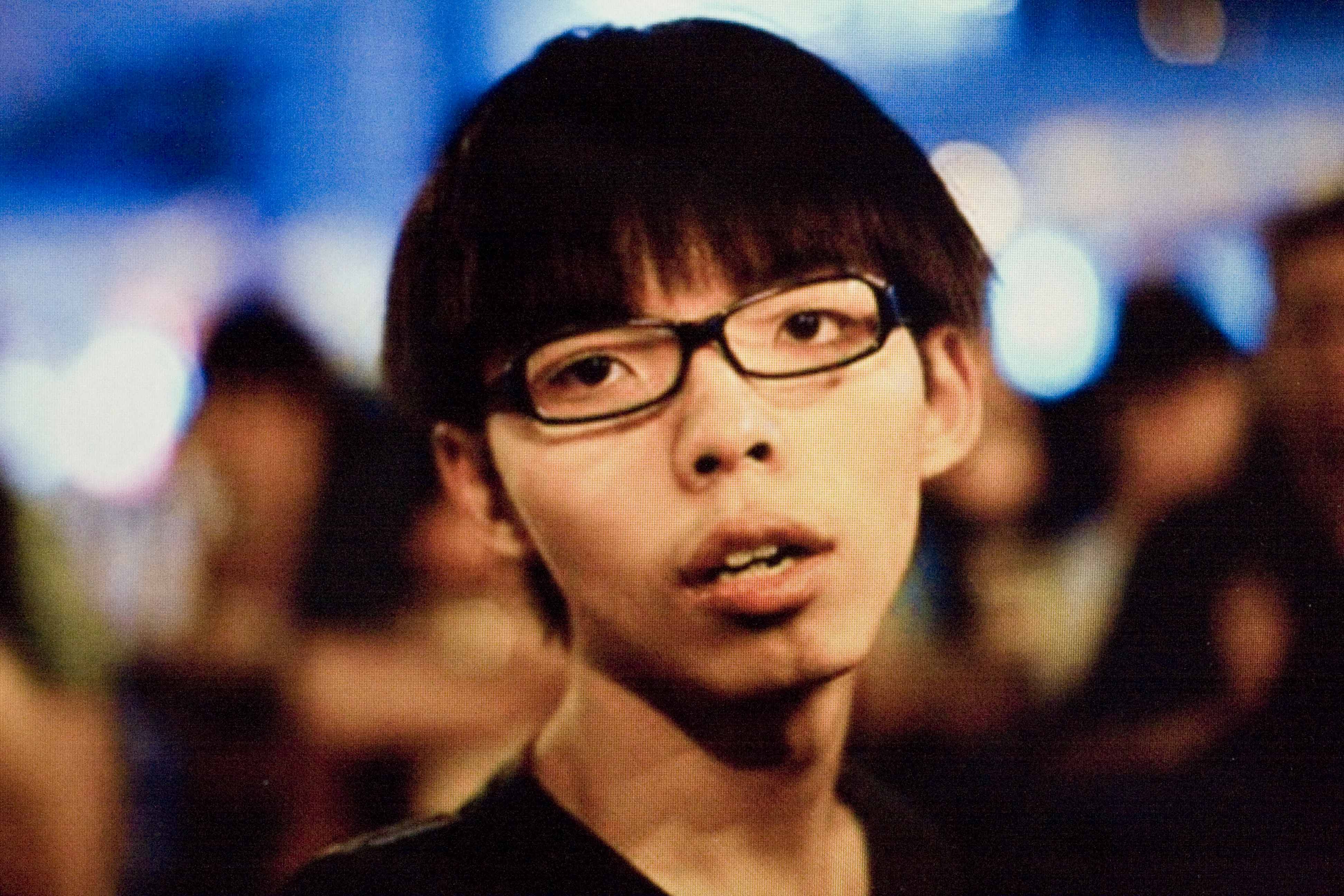 全民思潮召集人黃之鋒，定調佔中運動係為了奪回年輕一代未來（網路圖片翻攝）