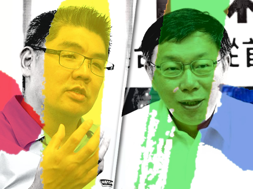 負面選戰一直打，卻頻頻自傷，面對柯文哲橫掃民氣優勢，連勝文還有多少機會逆轉勝？（資料照，民報合成）