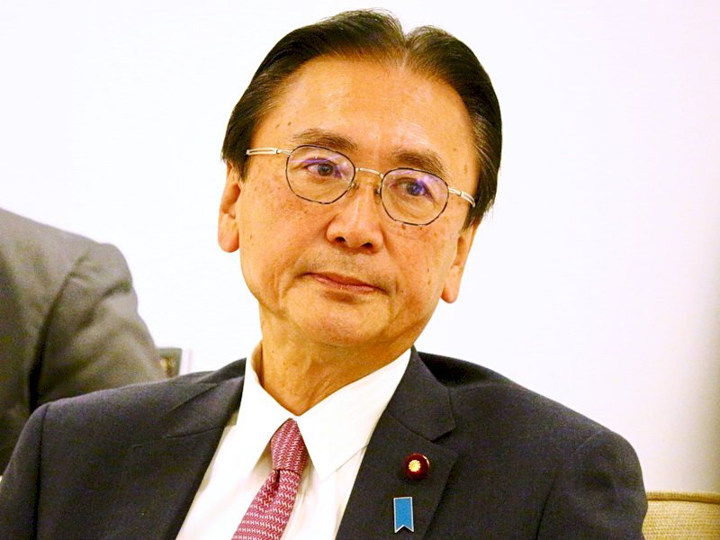 日華懇會長、眾議員古屋圭司9日在台北表示，日本支持台灣加入CPTPP。圖／央廣記者王照坤