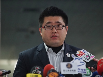 台北市政府發言人林鶴明將轉任總統府發言人，分擔目前發言人黃重諺的工作。圖/中央社（資料照片）