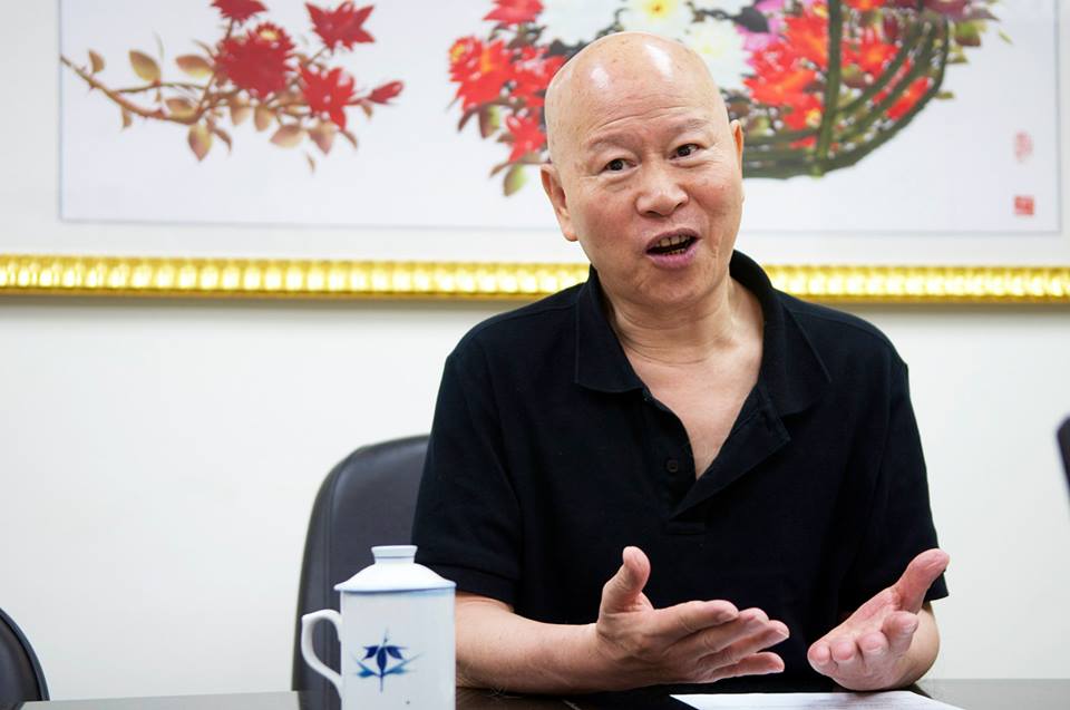 施明德參選，許信良：施的歷史定位，國、民兩黨要認真面對。（黃謙賢攝）