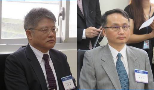 大法官被提名人許志雄(左)、黃昭元等人日前對是否會唱「國歌」等回答,讓中國國民黨氣得跳腳,揚言將對所有大法官投反對票。圖/林冠妙(資料照)