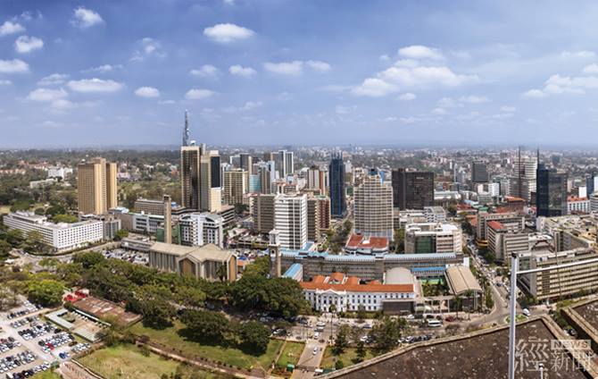 我國國民在肯亞奈洛比涉案，涉案台灣人在中方施壓下遭遣送中國，此舉已嚴重牴觸兩公約之「公民權利和政治權利國際公約」，更與「聯合國引渡示範條約」的國際法共識不符。圖為奈洛比市區景象。（翻攝自經濟部網站）20160411