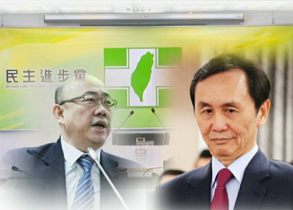 吳子嘉（左）和郭正亮（右）曾在2016年推動廢除民進黨的台獨黨綱。圖／民報合成
