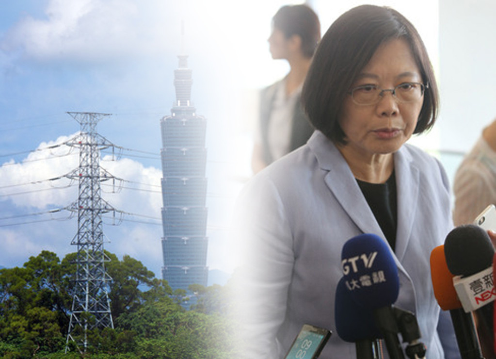 「十年不漲電價」這個爭議話題，一直是民進黨總統當選人蔡英文被詢問的話題。（圖：中央社資料照 / 本報合成）