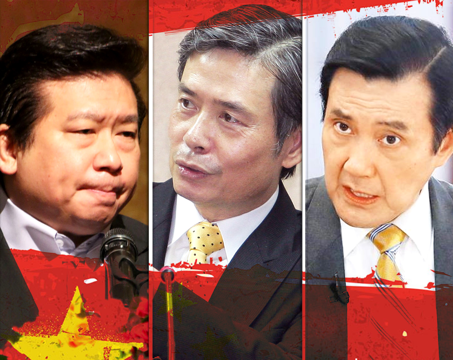 馬金在追殺張顯耀，並往北京身上做文章、搞牽拖。這是馬金在台灣本島放小火，卻可能惹出兩岸間的大火。（網路資料，民報合成）