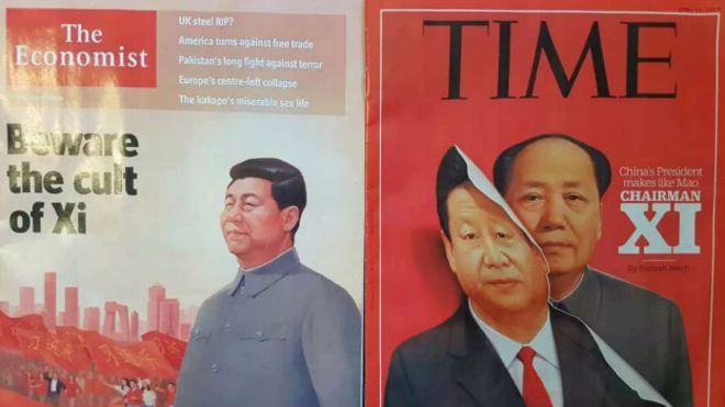 英國《經濟學人》及美國《時代》（TIME）雜誌被強國「屏蔽」了。(取材自《BBC》中文網)