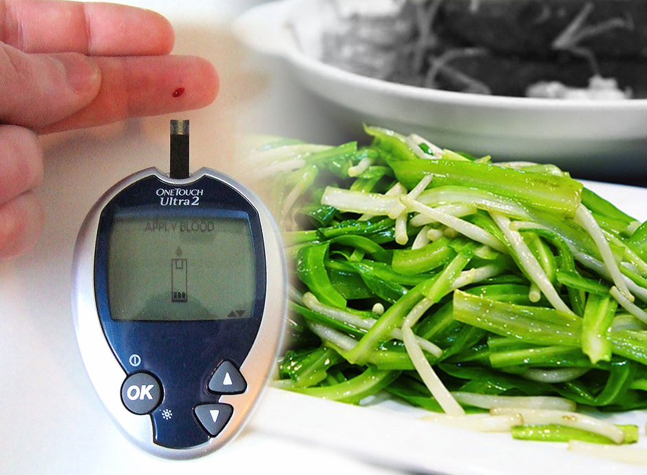 改變一下自己的習慣，在吃飯前先吃8分碗以上的蔬菜，就可以輕易改變血糖的狀況。圖／David-i98@Wikipedia (CC BY SA3.0)，《民報》影像處理