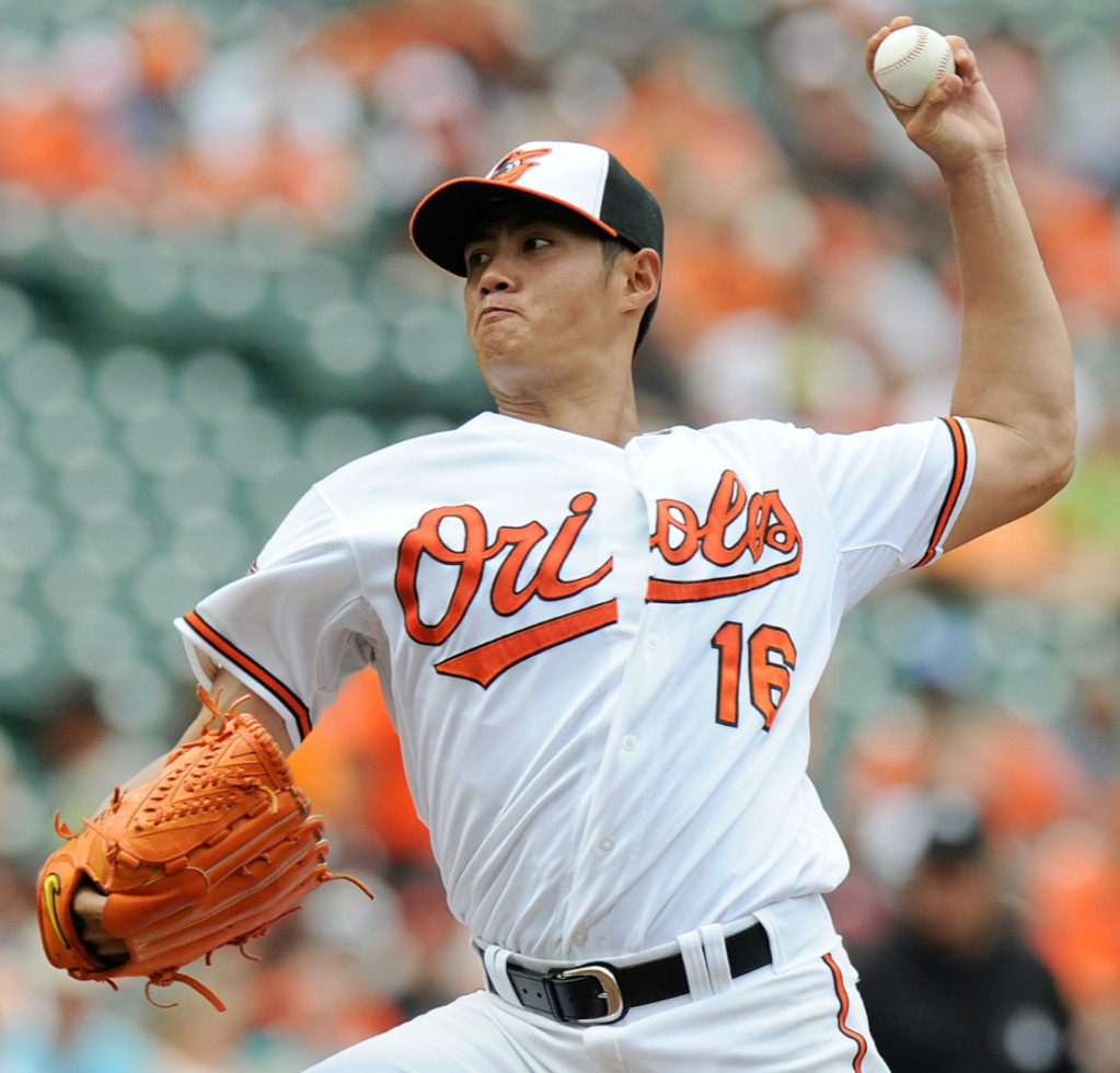 4年前殷仔離開日職轉戰大聯盟，2012年美職處女秀在巴爾的摩主場對戰洋基，如今即將告別金鶯，也是在相同地點遇上同樣對手。（圖：取材自網路）