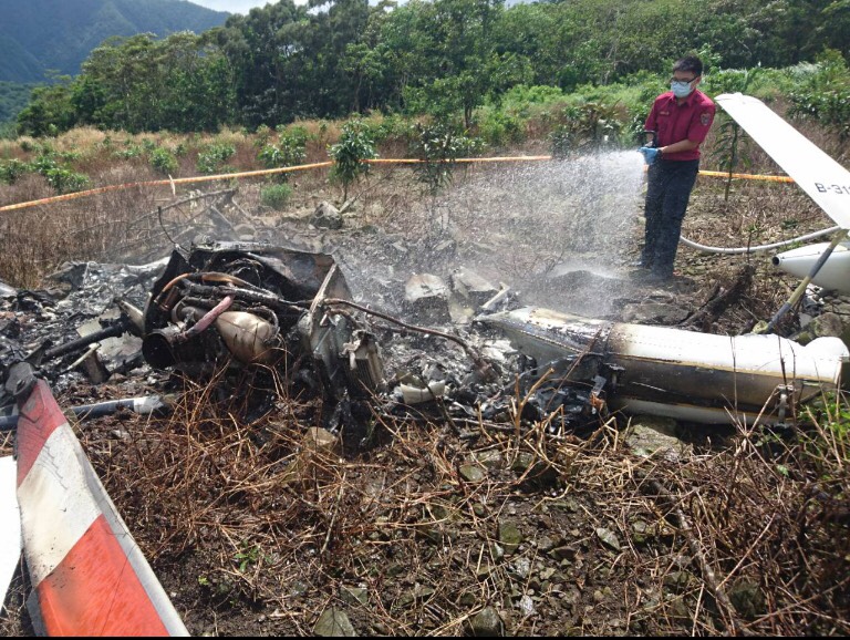 紀錄片《看見台灣》導演齊柏林今天傳出執行空拍任務時墜機身亡，令人不捨。圖/花蓮消防局