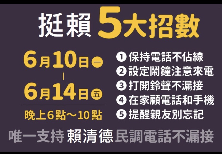 美國、日本、加拿大等海外挺賴後援會，再度發表聯合聲明，呼籲台灣人民全力做賴清德後盾，民調唯一支持賴清德。圖／海外挺賴後援會提供