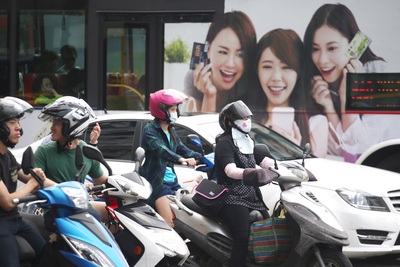 彰化縣配合環保署推動多項淘汰二行程機車換購電動二輪車補助方案。圖／中央社（資料照）