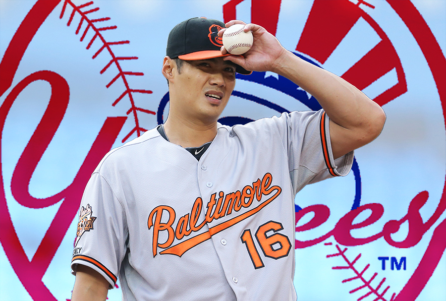 洋基投手群鎮壓群鳥，金鶯慘遭完封，陳偉殷即使分毫未失也無法獲勝。（網路資料翻攝，民報合成）