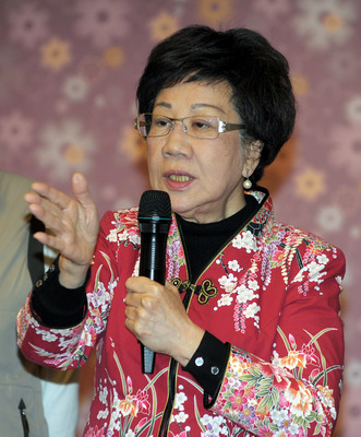 前副總統呂秀蓮。(圖：中央社)